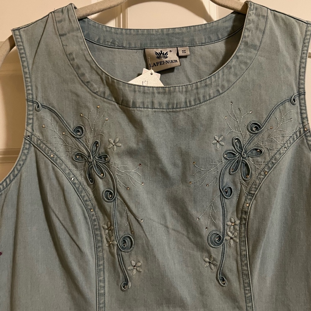 NWT Lafei Nier light denim dress. Size S - Picture 4 of 9